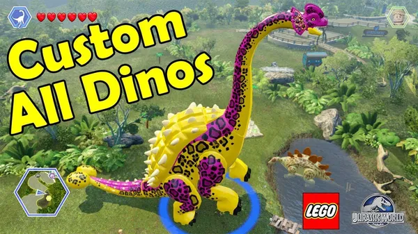 game khủng long - LEGO Jurassic World