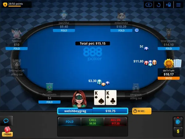 game poker - 888 Poker