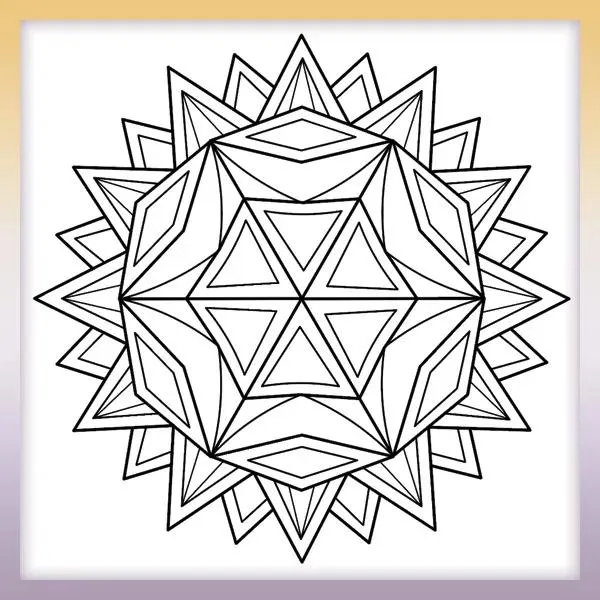 game tô màu - Mandala Coloring Pages