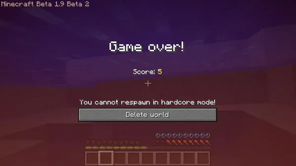 Minecraft - Hardcore Mode